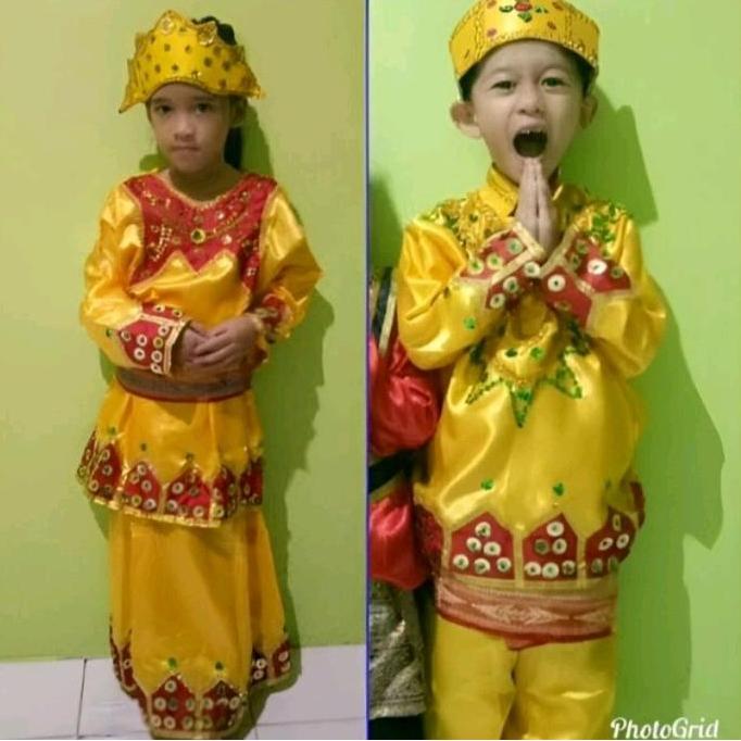 Pakaian Adat Gorontalo TK SD // Baju Adat Gorontalo