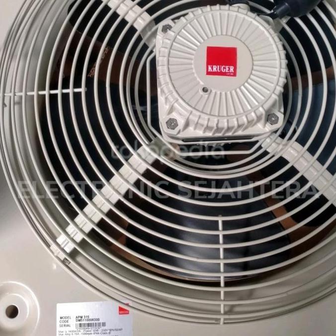 Exhaust Compact Axial Fan Kruger Type Apm-315 12Inc 220V 1P
