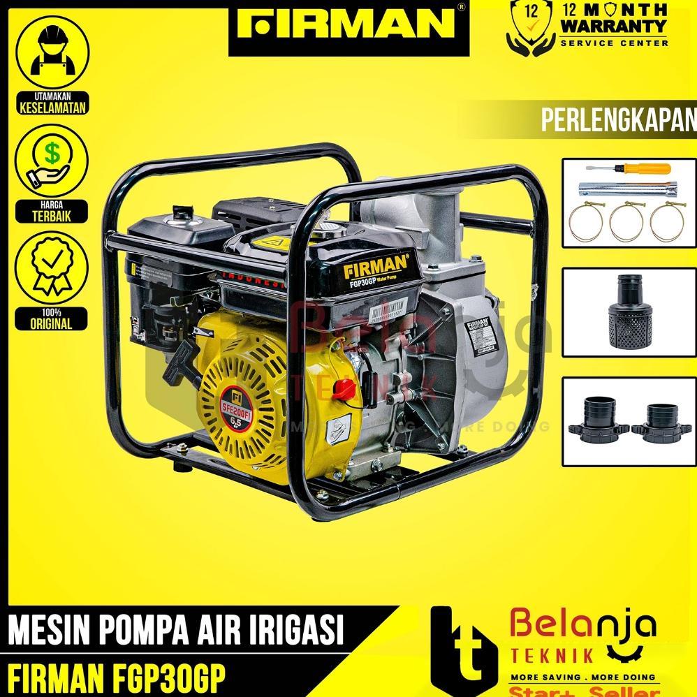 Firman Mesin Alkon FGP 30 Pompa Air Irigasi 3 Inch 8 Meter FGP30