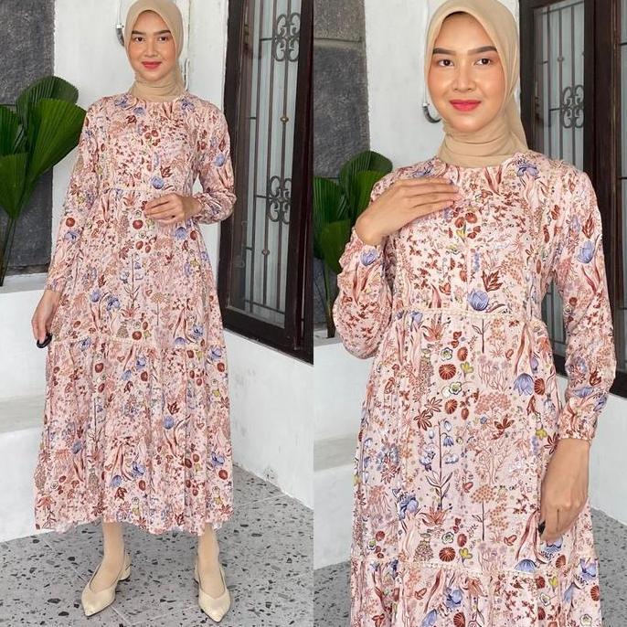 Regreg- Narenda Dress - Gamis Rayon Lebaran