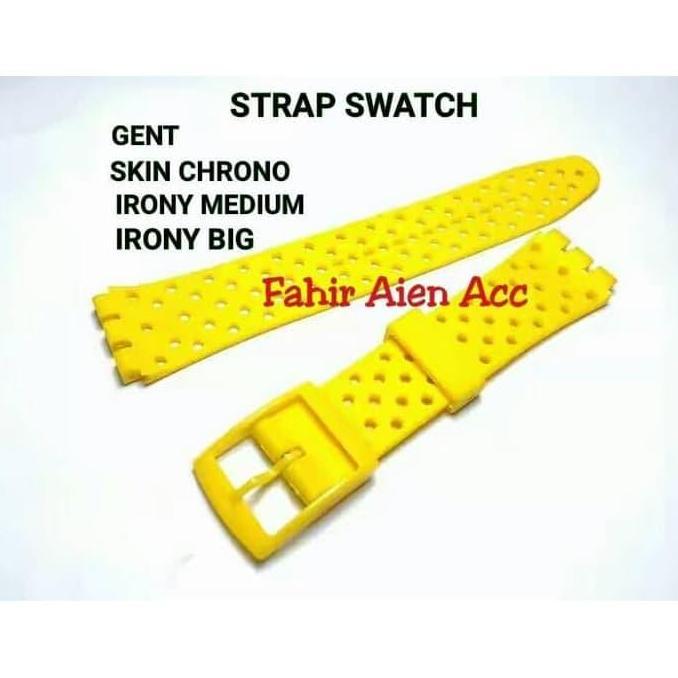 Tali Jam Tangan Swatch Irony Medium 17Mm Silicon Strap Tali Jam Irony Best Seller