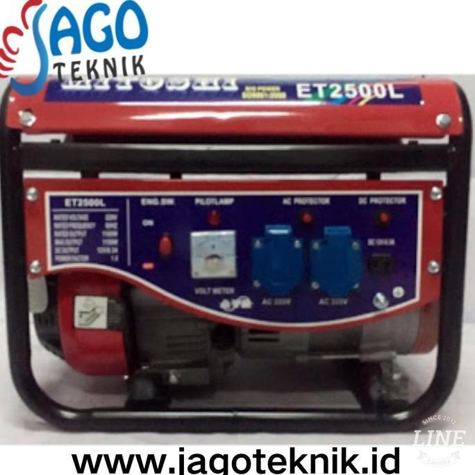 ><><><] Generator MITOSHI ET2500C 1100 Watt / Genset 1000 watt ready termurah