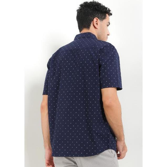 Hush Puppies Kemeja Pria Pluto Navy