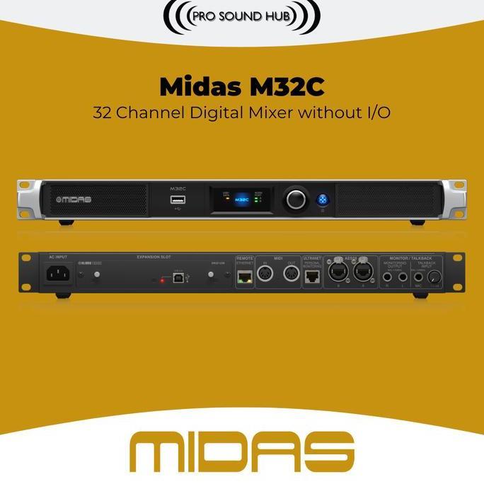 MIDAS M32C M32 C M-32 C MIXER DIGITAL PROCESSOR UNTUK S16 S32 DL16 S32 ORIGINAL DAN TERPERCAYA