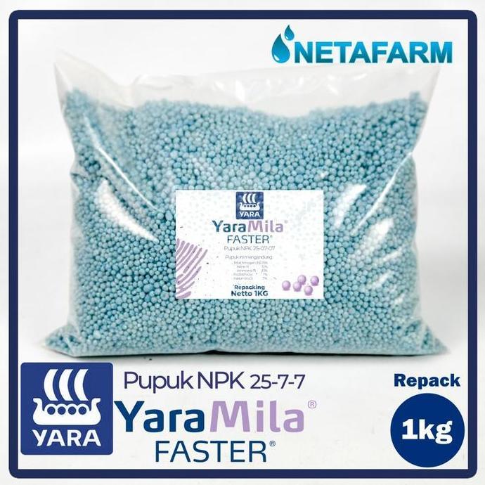 ------] Pupuk NPK 25-07-07 YARAMILA FASTER Repacking 1kg