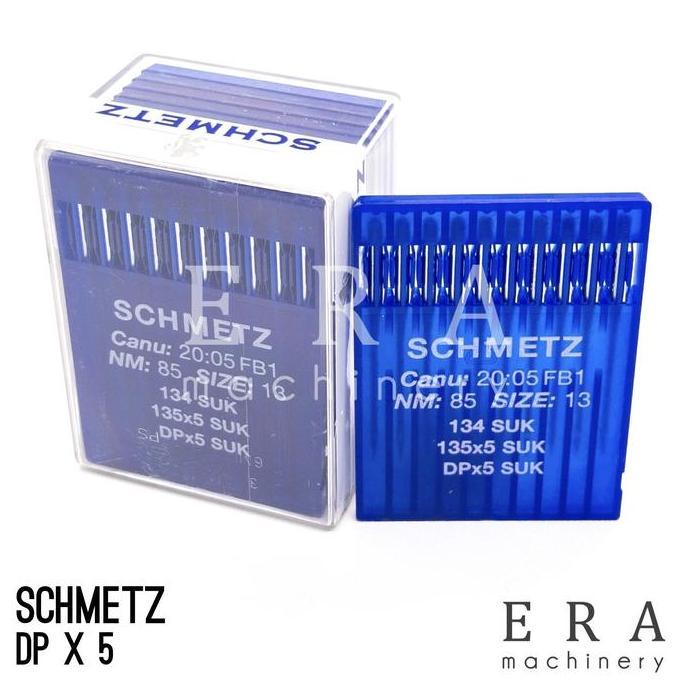 Lansungkirim- Jarum Jahit Dpx5 Schmetz Needles Germany Mesin Jahit Jarum 2/ Zig Zag / Lubang Kancing