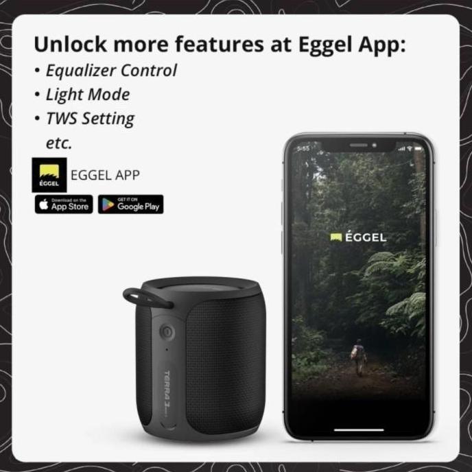 Jdg- Eggel Terra 3 Mini S Waterproof Shockproof Dustproof Ip67 Portable Wireless Bluetooth Speaker T