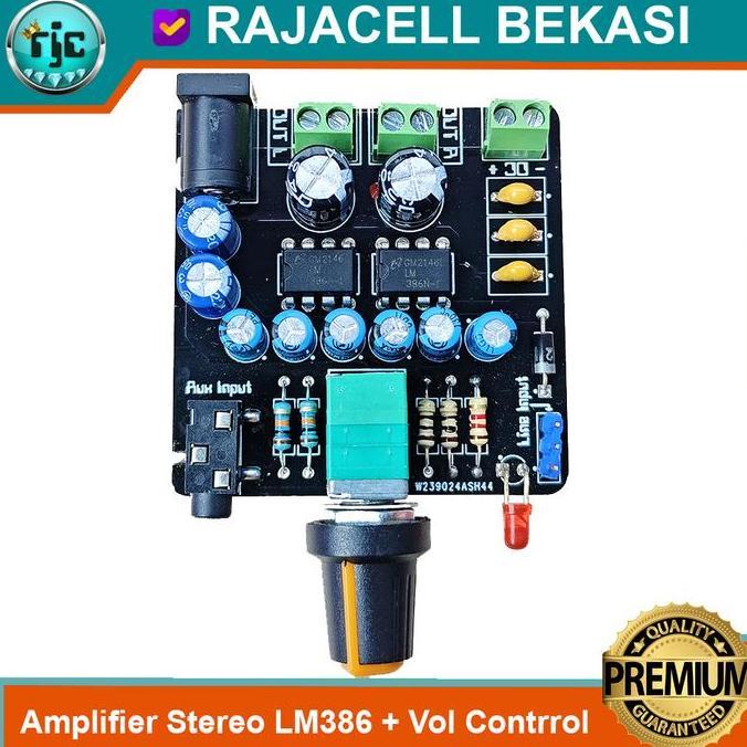 Amplifier LM386 Stereo Audio Power Amplifier Mini Ampli 5V 12V MURAH