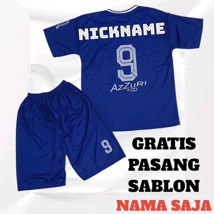 DV61 - SETELAN JERSEY PERSIB / SETELAN JERSEY BOLA ANAK-ANAK PERSIB Baju dan Celana
