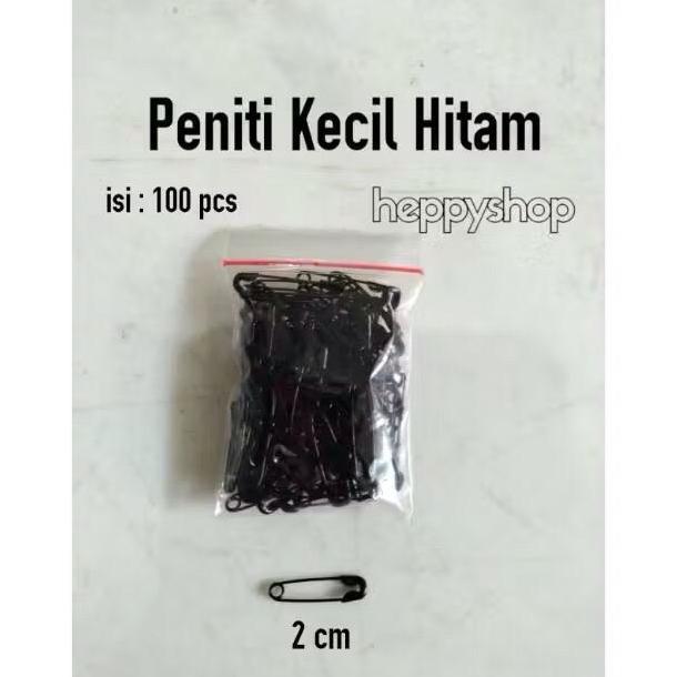 ___] Peniti Kecil Hitam, Peniti Jilbab, Peniti Hitam