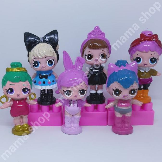 New Trend, Topper Kue Figure Lol Patung Kue Hiasan Cake Ultah Anak Toper Cake