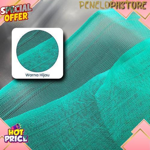 Insect Net Lebar 1 Meter - Jaring Penghalang Serangga Greenhouse - Jaring Kasa Insect Net Super