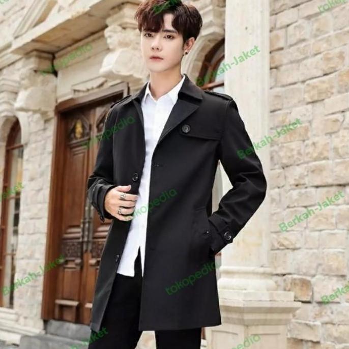 jas pria/long coat/blezer pria/jas panjang pria /jubah panjang Blazer