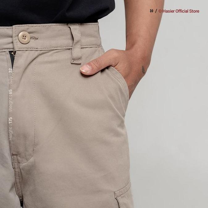 HASIER Wide fit Cargo Pants | Celana Cargo Pria