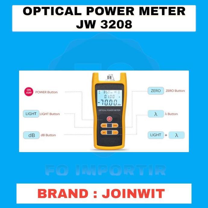 Necting- Opm Optical Power Meter Joinwit Jw3208/ Opm Joinwit Jw 3208