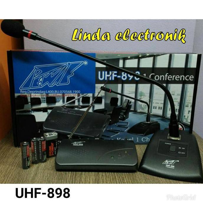 mic meja pewie 898 wireless uhf pewie898