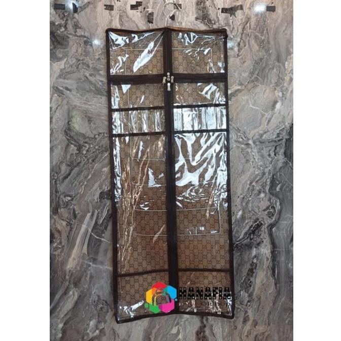 New- Rak Orilo Rak Gantung Hijab | Rak Hijab Gantung Tertutup Anti Debu | Rak Hijab Gantung Minimali