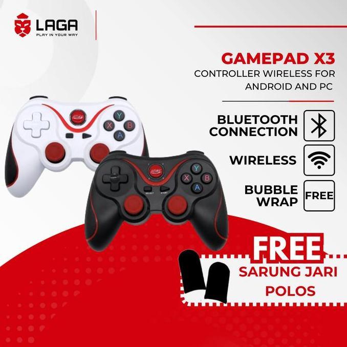 Xcinox- (Cod) Gamepad X3 Bluetooth Wireless Controller Game Joystick For Android Terios T3 / X3 With