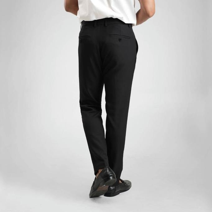 DISKON CUTOFF ARES FORMAL PANTS CELANA BAHAN KAIN BASIC PRIA PANJANG SLIM FIT