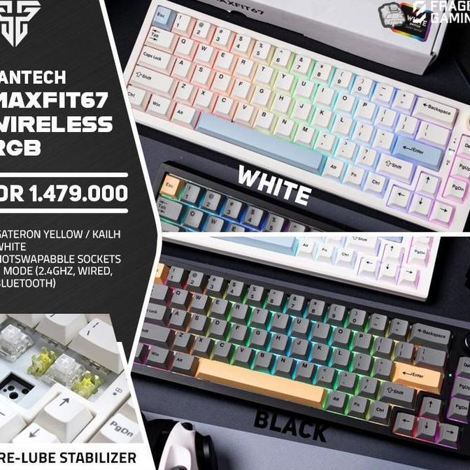 Xcinox- Fantech Maxfit67 / Maxfit 67 Wireless Mechanical Keyboard Rgb