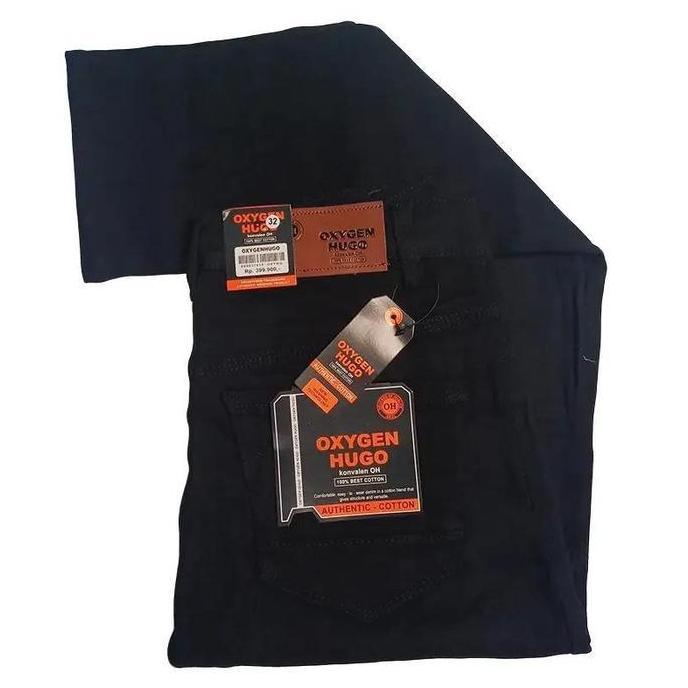 BEST SELLER CELANA JEANS OXYGEN HUGO CASUAL DENIM BAHAN 100% BEST COTTON ORIGINAL PRIA PANJANG SLIM 