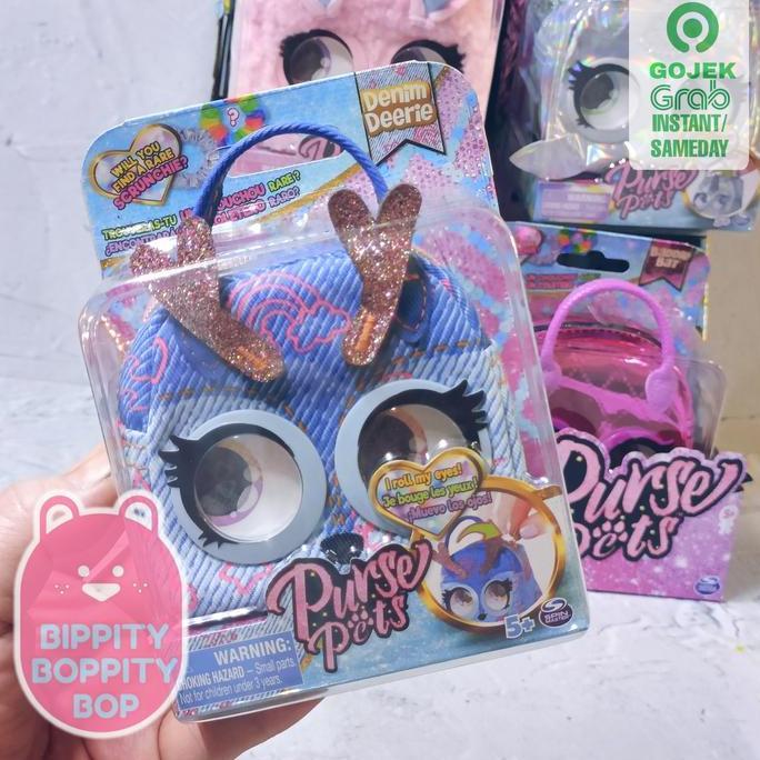 Purse Pets Micro, Collectible Mini Purse - Denim Deerie