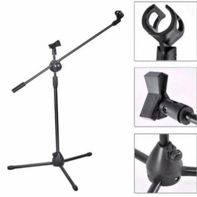 stand microphone / stand mic berdiri/ stand mic berdiri lantai