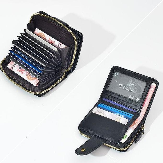 YS Dompet Kartu Wanita Motif Houndstooth Square / Dompet Lipat Wanita Import Motif Square / Houndsto