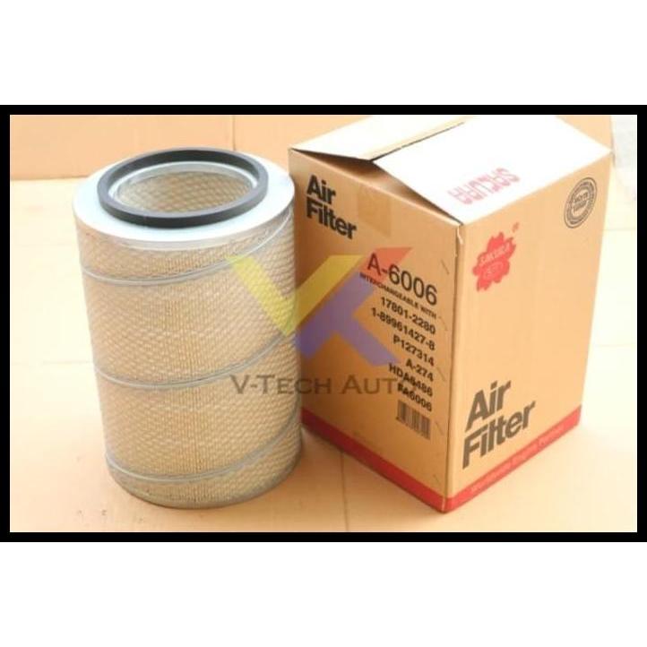 DISKON AIR FILTER UDARA 9-14215-153 P811008 A6006 A-6006 SAKURA 