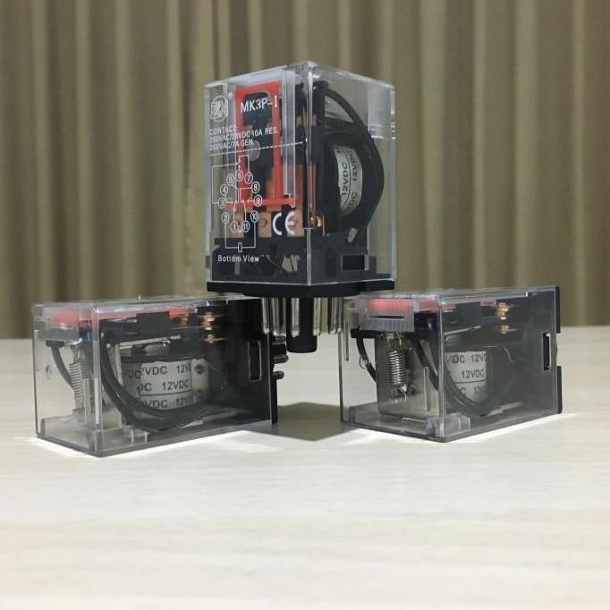 Autonix- Relay Mk3P 11P 11 Pin Kaki 220Vac Ac 220V 220 Volt