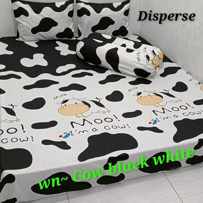 Sleeprm- Sprei Homemade Motif Sapi Kuning Seprai Home Made Best Seller Motif Milky Cow Uk 120 160 18