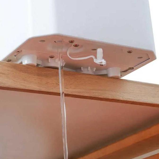 Mesin Es Batu Kristal Otomatis Pembuat Es Mini Portable Ice Maker 12kg 150W Putih Kitchenware