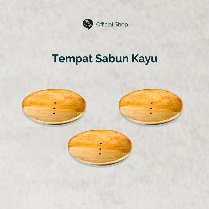 Biotalk Tempat Sabun Kayu