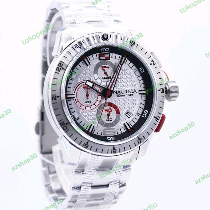 Jam Tangan Pria Nautica NAPNSF113 Rantai Orinal Murah