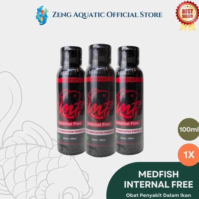 Obat Ikan-Internal Free (Medfish) untuk bakteri internal dan usus