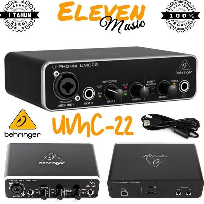 soundcard behringer umc22 umc 22 soundcard