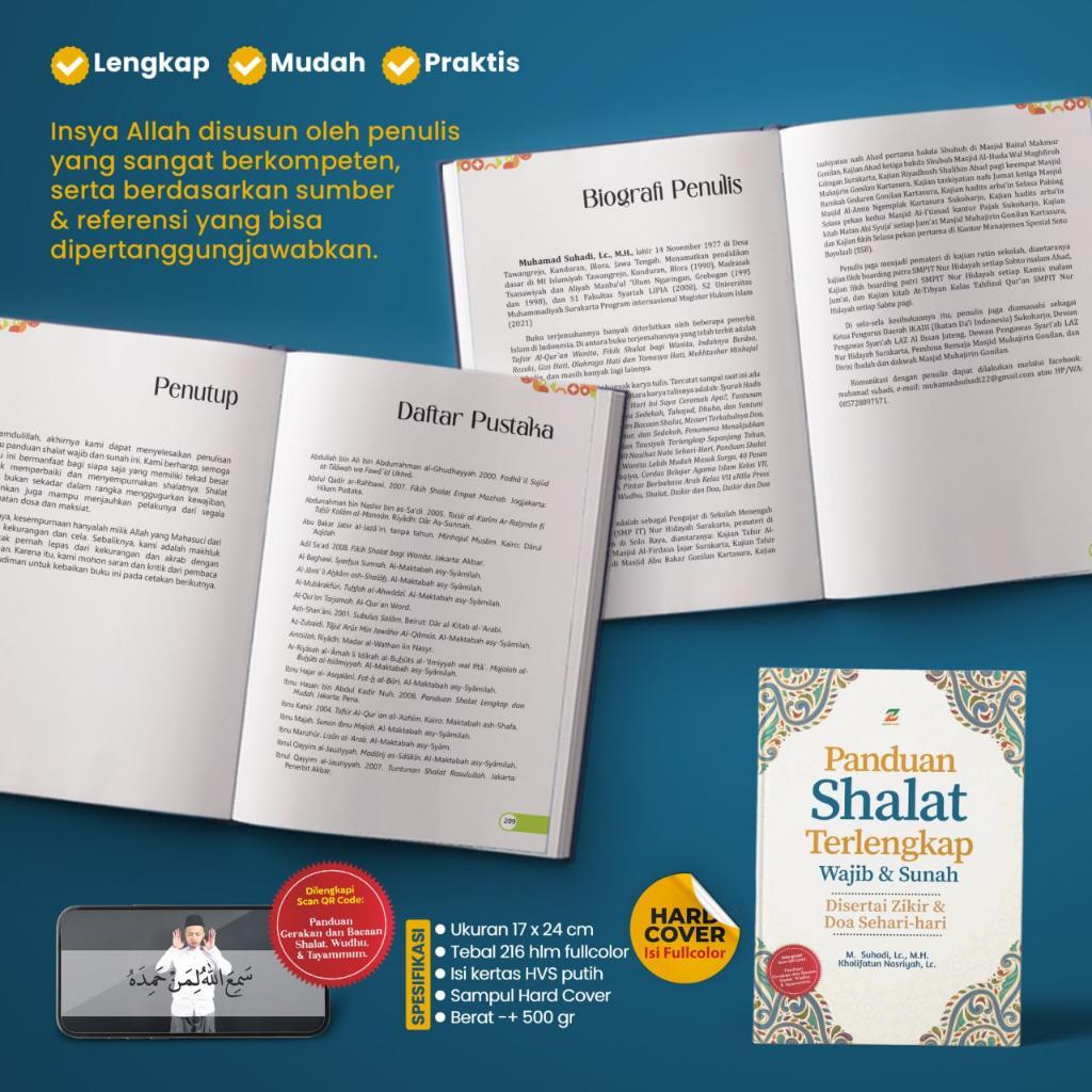 Buku Tuntunan Panduan Shalat Sholat Lengkap Terlengkap Wajib Dan Sunah Adi Hidayat Ziyadbooks