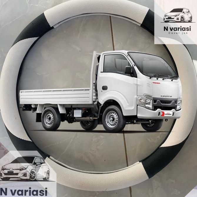 Lgsngkirim- Bungkus Setir Sarung Setir Mobil Pick Up/Box Isuzu Traga Variasi Sabit Car Jok Aksesoris