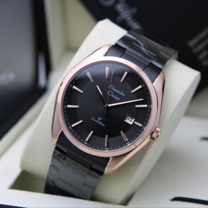 Jam Tangan Pria ORINAL Alexandre Christie Ac 8648 MD Stainless