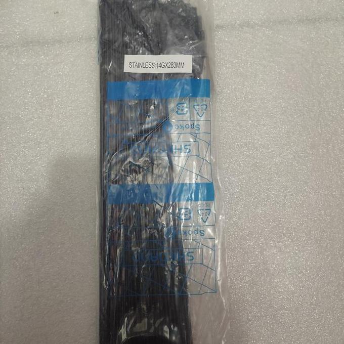 Jari-Jari Sepeda 700C Spoke Shimano 283Mm Stainless Hitam