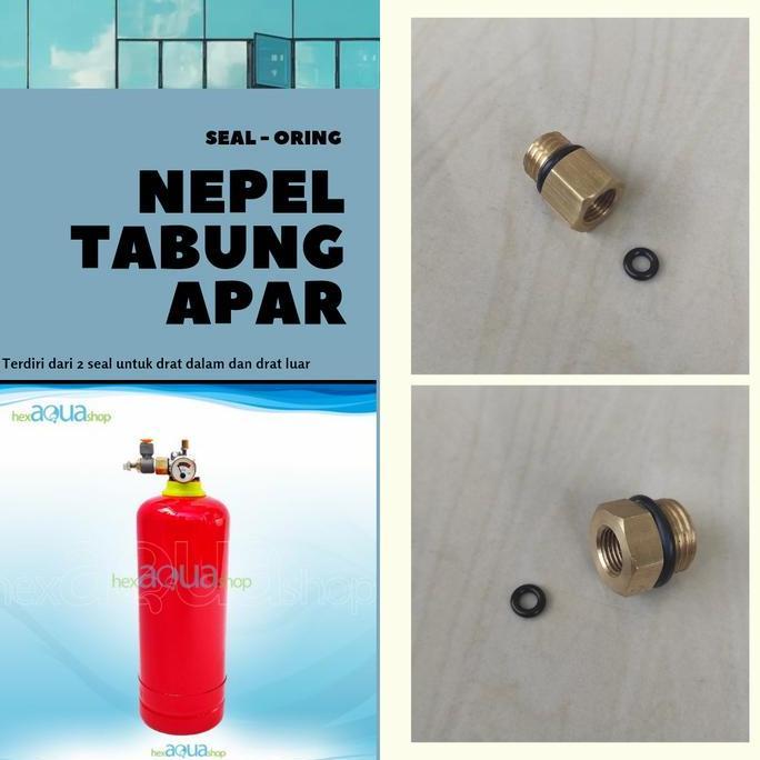 TERBARU Seal ORing Converter tabung apar set - Nepel - untuk co2 diy cisod BISA GOSEND
