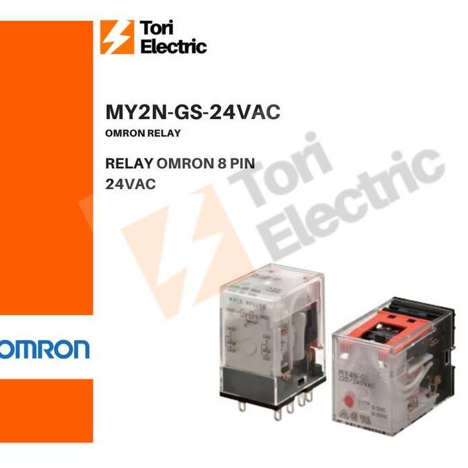 Terjangkau Omron Relay My2N-Gs-24Vac My2N Gs 24Vac 100% Ori
