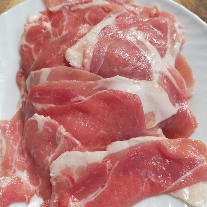 Daging BABI Slice Tipis mesin