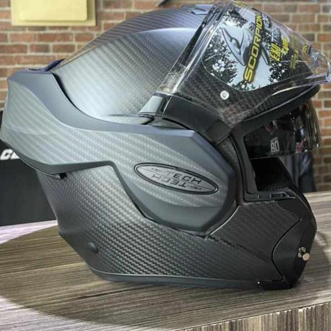 * HELM SCORPIONEXO TECH CARBON MATTE MODULAR *