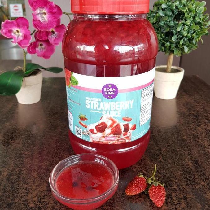 Strawberry Jam / Strawberry Sauce / Selai Strawberry Boba King