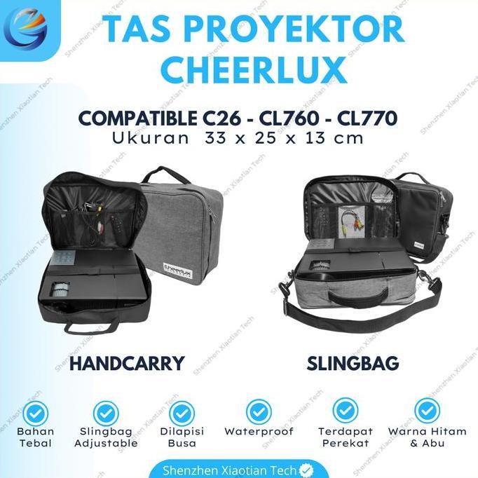 BEBAS ONGKIR - Tas Proyektor Cheerlux CL770 | Bag Projector Cheerlux CL770 Waterproof