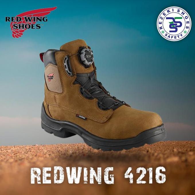 jar_fashiom - sepatu safety redwing 4216 - safety shoes redwing 4216 pria besi - sepatu safety