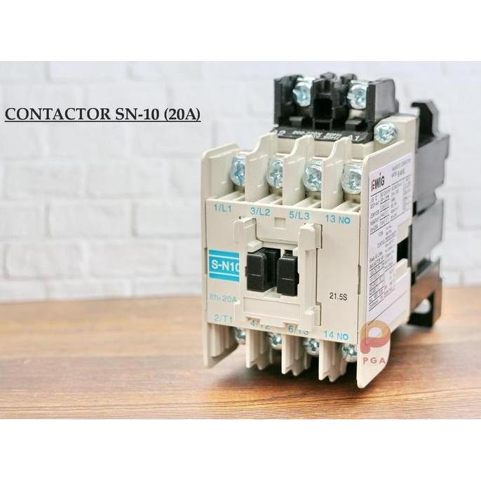 Terjangkau Contactor Sn-10 ( 20A ) / Kontaktor Sn-10 ( 20A )