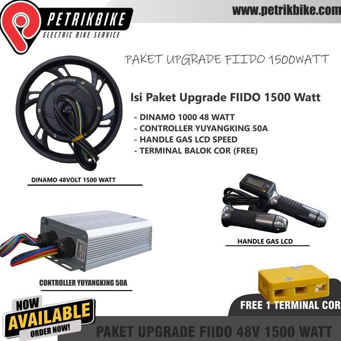 Paket Upgrade Scooter Fiido 1500W