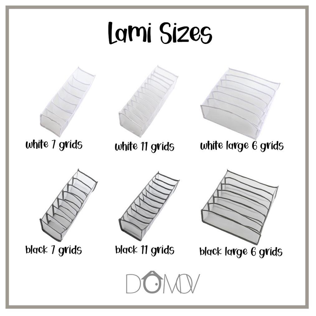 Domov Lami Organizer Pakaian Dalam Pria & Wanita Penyekat Skat Bh Celana Dalam Sekat Laci Kaos Kaki 